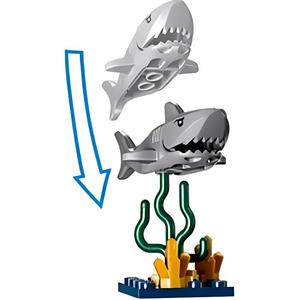 Набор пластиковых строительных блоков DC Superhero Collection, Justice League, Atlantis Defense, 235 деталей, 76095 LEGO