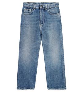 Прямые джинсы Palm Angels Kids, синий