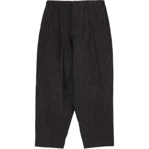 Полосатые хлопковые брюки Yohji Yamamoto, серый