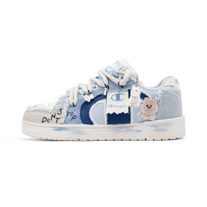 Champion Стильные скейтерские кеды low top unisex blue gray