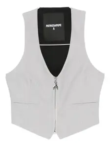 Жилет на молнии Patrizia Pepe, серый