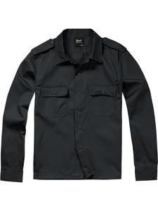 Brandit Рубашка с длинным рукавом «Us Shirt Long Sleeve» черного цвета