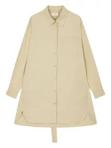 Длинное платье-рубашка на пуговицах Studio Tomboy, бежевый