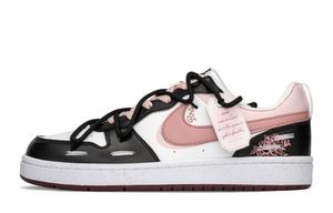 Детские скейтерские кроссовки Court Borough для младших школьников Nike, черный/розовый