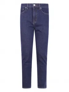 Джинсы с эффектом потертости Lauren Ralph Lauren, синий