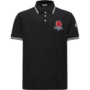 Moncler Мужская черная поло