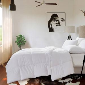 Kathy Ireland Белое пуховое одеяло Kathy Ireland Nano-Touch — дополнительное тепло, белый