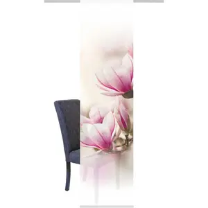 Раздвижная штора MAGNONE с липучкой 1 шт. Размеры (ВxШ): 245x60 см, включая крепежные элементы Home Wohnideen, Rosé