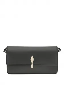 Мини-сумка Bettina из наппы Christian Louboutin, черный