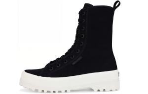 Обувь для образа жизни женская с высоким берцем черного цвета Superga