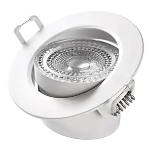 HEITRONIC Светодиодный точечный светильник «DL7002», 1 лампочка, источник света Светодиодный модуль | Постоянно встроенный светодиод, встраиваемый светильник, потолочный светильник, подарок, включая сменные панели, белый