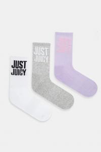 Носки Crew Sock 3 пары Juicy Couture, белый