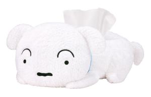 BANPRESTO Плюшевая кукла Crayon Shin chan Shiro Ichiban Kuji, If I Win The Lottery, B Reward, Tissue Box White Dolls 30см