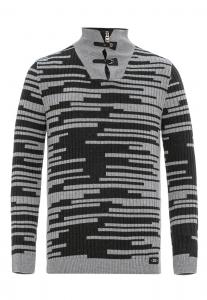 Свитер CIPO & BAXX, цвет Grey/Anthracite