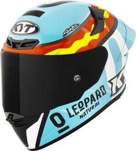 Шлем KYT TT-Revo Leopard Replica, Red/Yellow