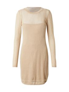 Вязаное платье Abercrombie & Fitch, бежевый