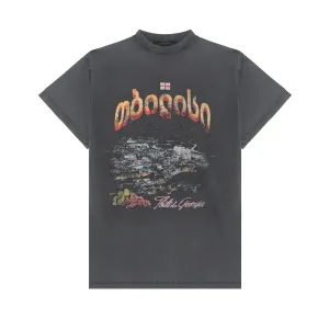 Balenciaga Футболка SS25 свободного кроя мужская black