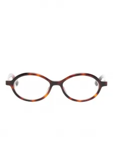 Овальные очки в оправе Pablo Jacquemus, коричневый