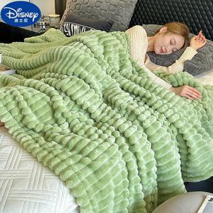 Disney Плед для ног 75х100 см, флис, римский узор, зеленый