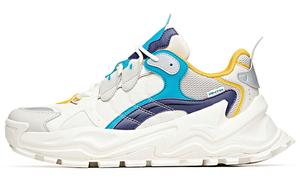 Горячие массивные кроссовки мужские низкие белые/серые/синие Anta