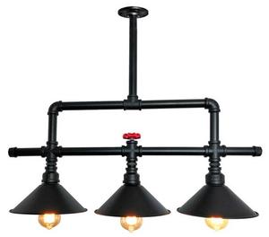 Подвесной светильник ohno Mercury, черный - металл - 30 x 76 x 13 см