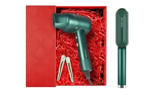 Фен EKDO KD380K 1500W с отрицательными ионами, термостат и быстрая сушка, двойная автоматическая защита от перегрева KSKIN