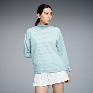 Женская рубашка для гольфа FOG свободного кроя с высоким воротником и длинными рукавами