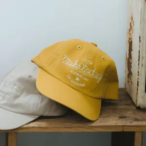 Кепка с вышитым логотипом Branshes, цвет Mustard