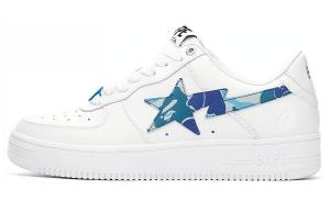 Кроссовки BAPE A BATHING APE Bape Sta Low KAWS White Blue Camo