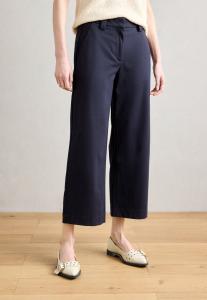 Брюки Marc O'Polo PANTS MEDIUM RISE WIDE LEG CROPPED, Thunder Blue/Dark Blue