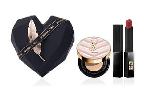 Набор косметики для лица Luxury Pet Foundation Box с велюровым сатиновым матовым покрытием без эффекта переноса SAINT LAURENT