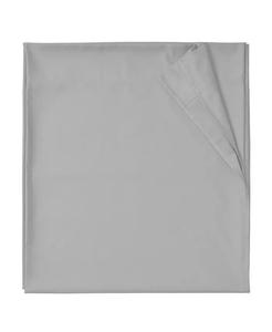 Только роскошная плоская простыня в Калифорнии — плотность нитей 600. 100 % хлопковый сатин — мягкая, дышащая и прочная верхняя простыня от California Design Den, серый