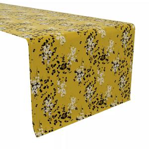 Настольная дорожка, 100 % хлопок, 16x90 дюймов, с цветочным рисунком сафари.