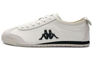 Антискользящие износостойкие низкие кеды для скейтбординга Unisex Winter Day White Black Kappa, Winter Day White/Black