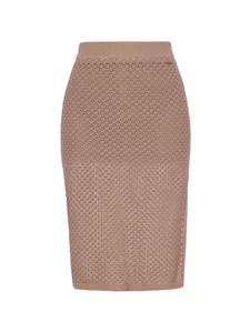 DreiMaster Женская юбка цвета таупе