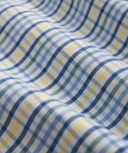 Эластичная рубашка Oxford GF с логотипом, сезонным узором, повседневная, стандартного кроя.