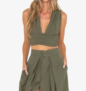 Топ Сара в оливковом JBQ