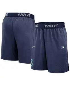 Мужские шорты Seattle Mariners Authentic Collection Performance Knit в синем цвете Nike