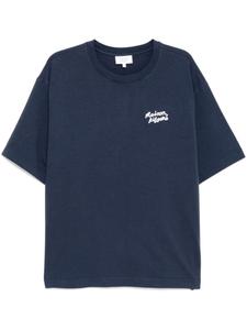 Maison Kitsuné футболка с принтом, синий