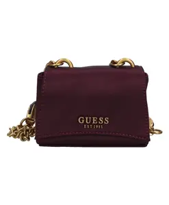 Миниатюрная тканевая сумка через плечо Guess, фиолетовый