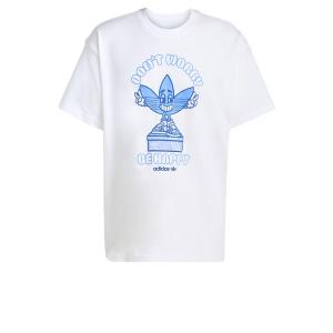 Футболка ADIDAS ORIGINALS Smile Treffy, White