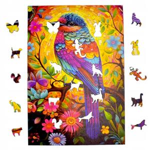 Пазл Mruu&Pruu Bird 20 x 28 см 160 деталей Деревянный пазл