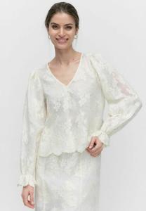 Блуза EMMY STRUCTURE V NECK BLOUSE Dobber, белый
