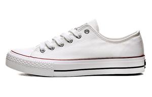 Кеды унисекс с низким верхом белого цвета Warrior