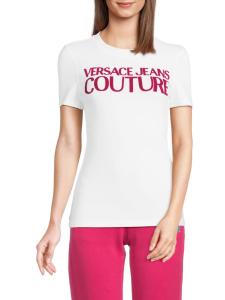 Футболка с логотипом Versace Jeans Couture, белый