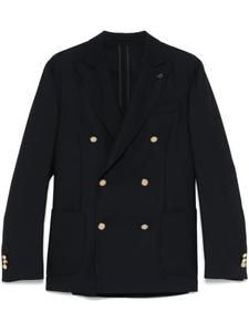 Lardini пиджак с брошью, синий