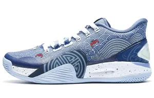 Баскетбольные кроссовки Lin Generation мужские с низким верхом белого/синего цвета Xtep