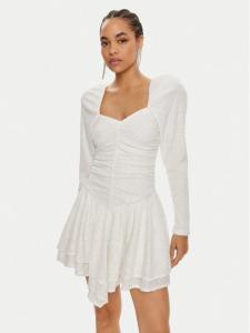 Коктейльное платье стандартный крой 112162857 Rotate, экрю