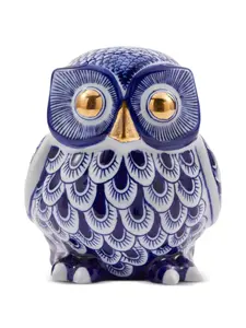 Керамическая копилка owl, 20х17,8х17,8 см, Polspotten, синий