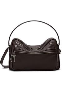 Acne Studios Коричневая сумка через плечо для фотоаппарата Camero